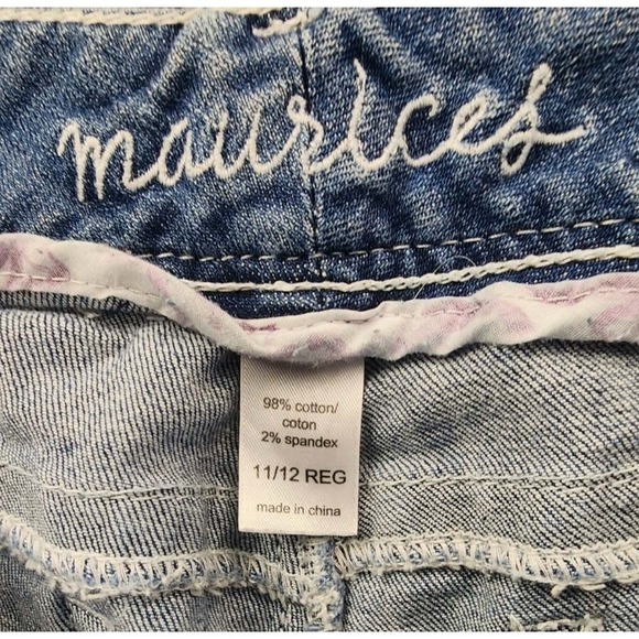 Maurices Bootcut Jeans Womens 11/12 REG Blue Medium Wash Stretch Denim EUC - Picture 4 of 6